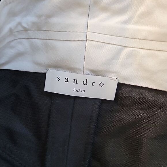 SANDRO Hodei Cargo Black Trouser - Picture 10 of 16
